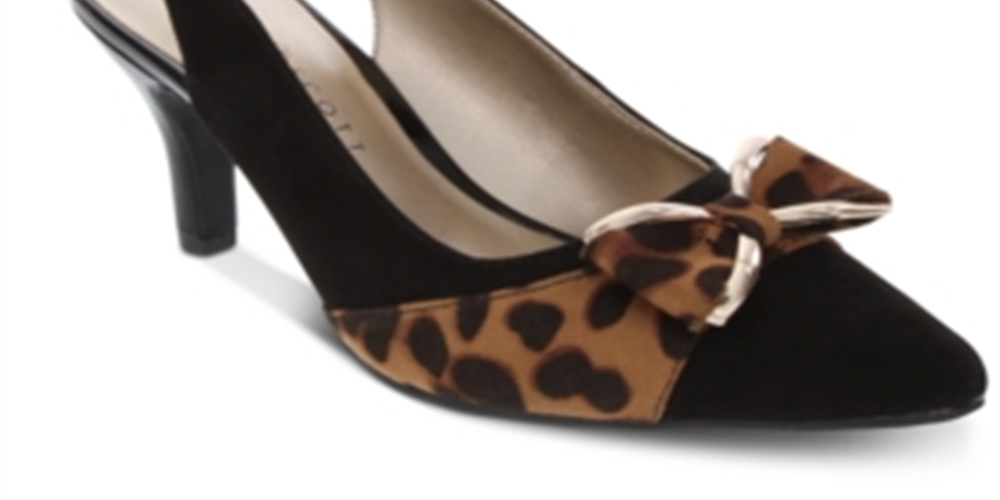 Karen Scott Gladiss Fabric Scarpin Clássico Bico Fino Preto Tamanho 9 M