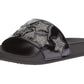 Sandálias femininas Kenneth Cole Reaction Pool Splash Slide, pretas, tamanho 5 M