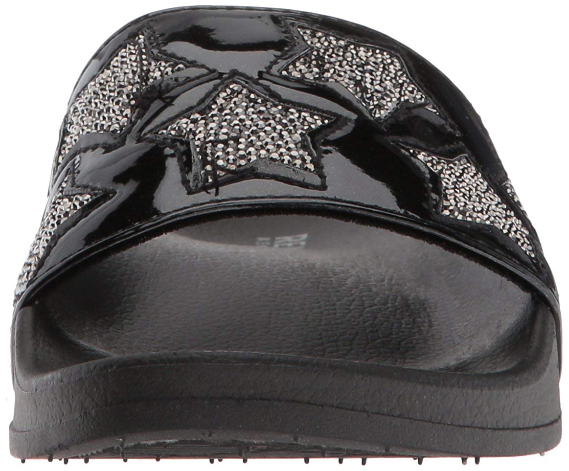 Sandálias femininas Kenneth Cole Reaction Pool Splash Slide, pretas, tamanho 5 M
