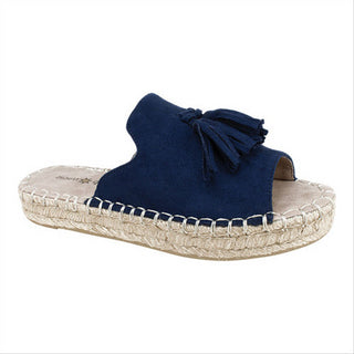 Sandália feminina Seven Dials Wendelle com borla azul, tamanho 6 M