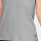 Camiseta Under Armour Feminina com Logo Pride Cinza Tamanho P