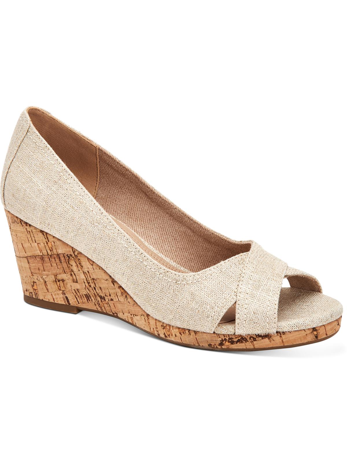 Sandálias Toniie Wedge Femininas Charter Club Platnium Tamanho 7,5M