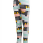 Calça legging infantil adidas Originals para meninas, multicolorida/branca, tamanho G