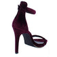 Sandálias sociais femininas Brooke Pumps Kenneth Cole New York Roxo Tamanho 9 M