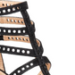 Sandálias femininas Harriette Wedge da Material Girl, pretas, 6,5 m