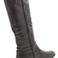 Botas de montaria Kindell de couro sintético femininas Style &amp; Co, cinza, tamanho 5 M