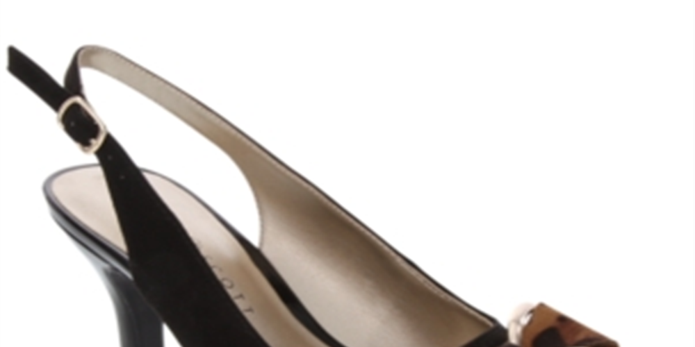 Karen Scott Gladiss Slingback Scarpin Feminino Preto Tamanho 10,5 M