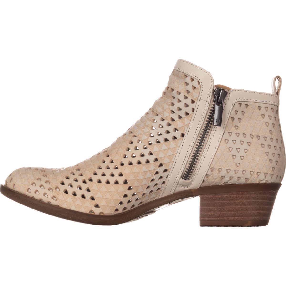 Lucky Brand Botas femininas perfuradas Basel Sandshell Lugo tamanho 6,5M