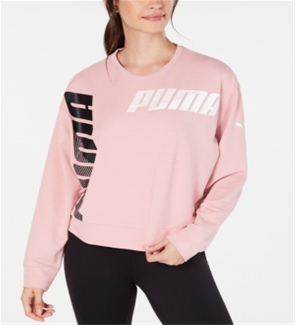 Puma Suéter Feminino Bridal Rose Modern Sport Crewneck Rosa Tamanho Pequeno
