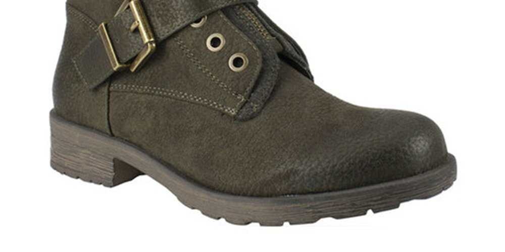 Bota de combate San Diego feminina White Mountain, verde, tamanho 7,5 M