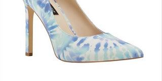 Sandália Tatiana Feminina Nine West Azul Tamanho 7,5 M