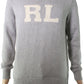 Suéter Polo Ralph Lauren Masculino de Algodão Rl - Cinza Mesclado Andover Tamanho GG