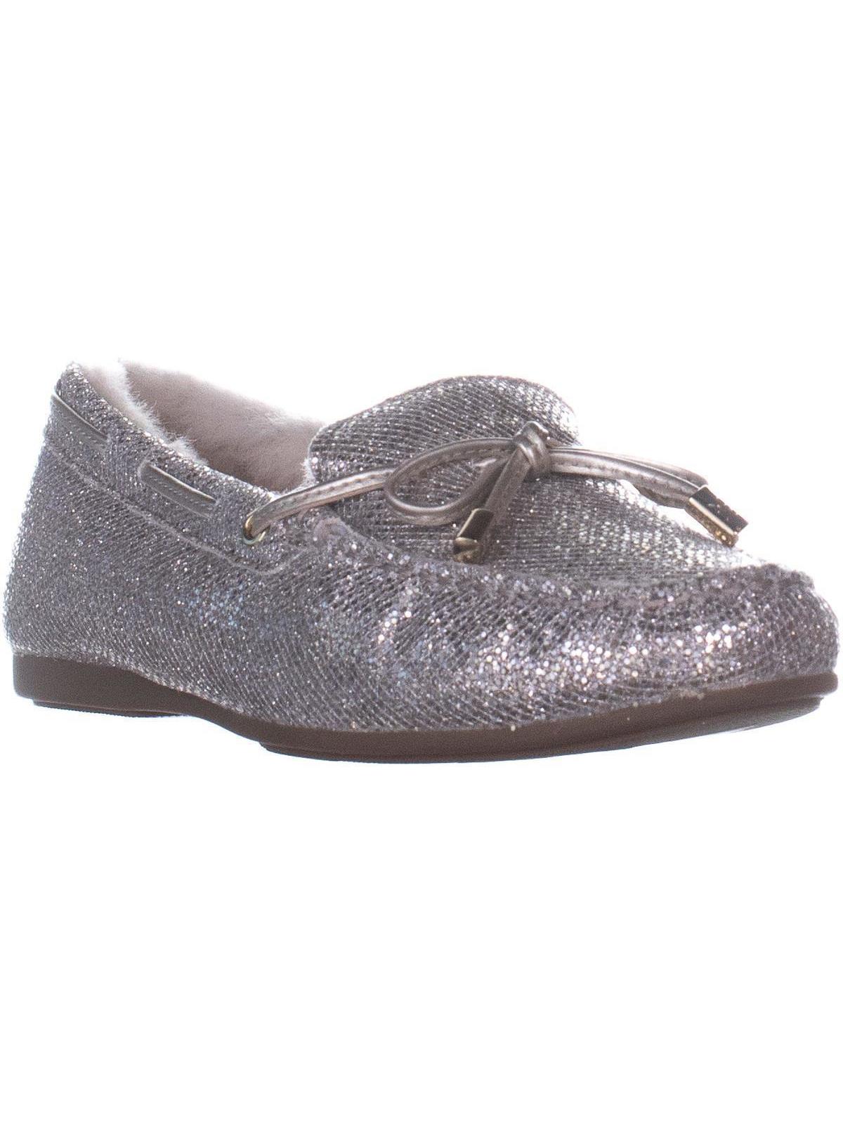 Mocassins Michael Kors Sutton Moc Bow Femininos Champanhe Dourado Tamanho 7 M