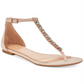 Badgley Mischka Sapatos de cano curto casuais Gabby Split Toe femininos, prateados, tamanho 5