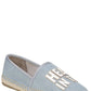 Espadrille feminina Circus By Sam Edelman com bico redondo e salto baixo, tamanho 9 M