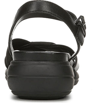 Naturalizer Women's Finlee Leather Sandal Black Size 5 M