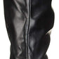 Botas femininas Journee Collection April Almond Toe Knee High Fashion, pretas, tamanho 8WC