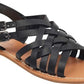 Sandália Brieg Gladiator Feminina Indigo Rd. - Preta, Tamanho 7,5M