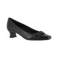 Sapatos de salto gatinho Easy Street Waive femininos, pretos, tamanho 6 M