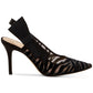 INC International Concepts Coletta Sapatos Femininos de Bico Fino e Salto Fino Preto Tamanho 6M