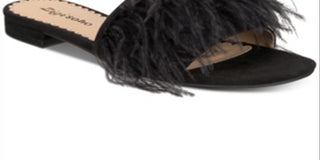 Sandálias formais de salto alto Zigi Soho Taylah de pele sintética, bico aberto, pretas, tamanho 6,5 m