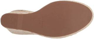 Sandália de cunha feminina Steve Madden Micah, branca, tamanho 7 M