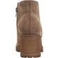 Botas femininas Carlos By Carlo Santana com plataforma elástica e entalhe em V, Gore Gill, bico redondo, salto bloco e zíper, tamanho 11 M, marrom