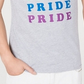 Camiseta gráfica unissex INC Rainbow Pride em benefício do Projeto Trevor, cinza, tamanho médio