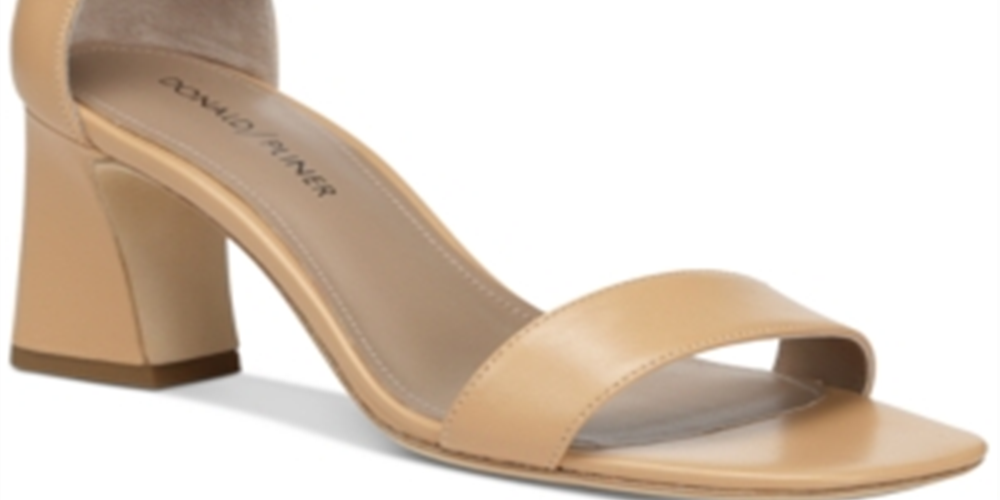 Sandálias sociais femininas Donald Pliner Vanesa marrom tamanho 9 M