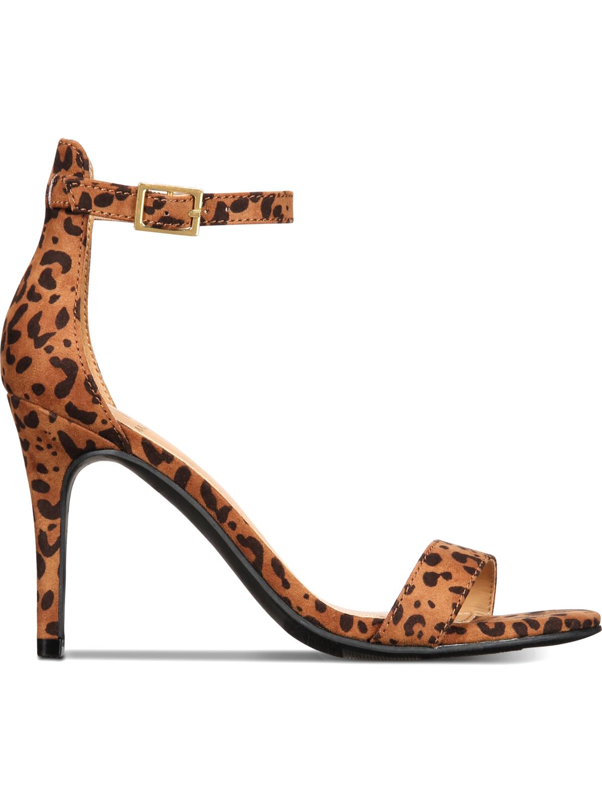 Material Girl Blaire feminino com bico aberto e tira no tornozelo, sapato clássico, preto, tamanho 8 M