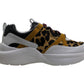 Tênis feminino Gemella Low Leopard da INC International Concepts, branco, tamanho 8 M