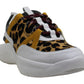 Tênis feminino Gemella Low Leopard da INC International Concepts, branco, tamanho 8 M