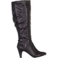Karen Scott Botas sociais femininas Hollee de cano largo, pretas, tamanho 10M