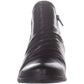 Botas femininas Bare Traps Gericka Fabric bico fino cano curto pretas tamanho 5,5 M