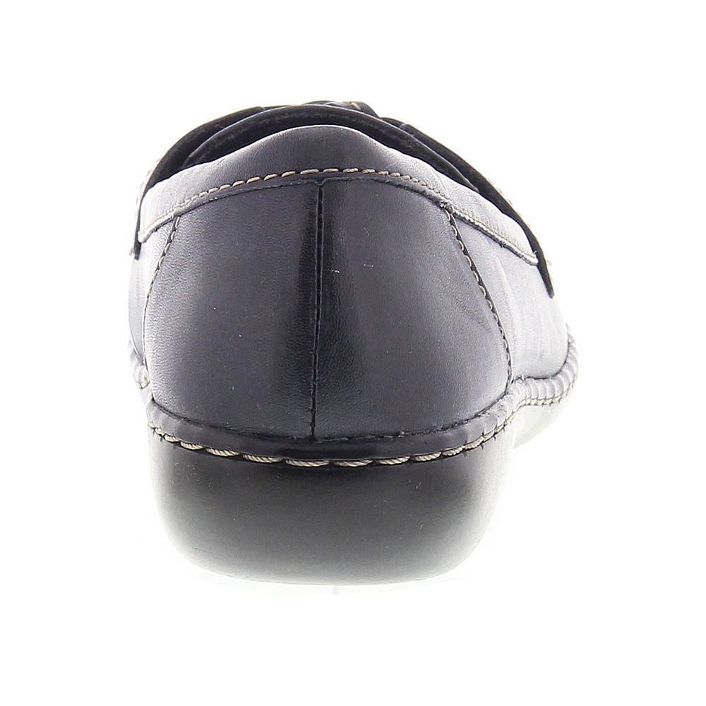 Sapatos Clarks Ashland Bubble Flats Femininos Azul Tamanho 9 M