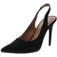 Material Girl Sapatos Femininos Slingback Goring Cushioned Darcie Bico Fino Stiletto Slip On Preto Tamanho 9 M