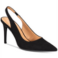 Material Girl Sapatos Femininos Slingback Goring Cushioned Darcie Bico Fino Stiletto Slip On Preto Tamanho 9 M