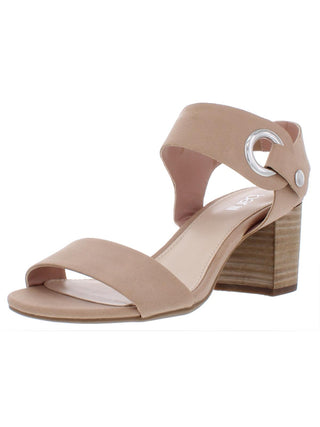 Sandálias femininas Bar III Birdie de couro sintético com tiras cruzadas, marrom, tamanho 9,5