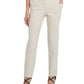 Calça social feminina DKNY Twill Pinstripe Essex, marrom, tamanho 4