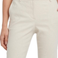 Calça social feminina DKNY Twill Pinstripe Essex, marrom, tamanho 4