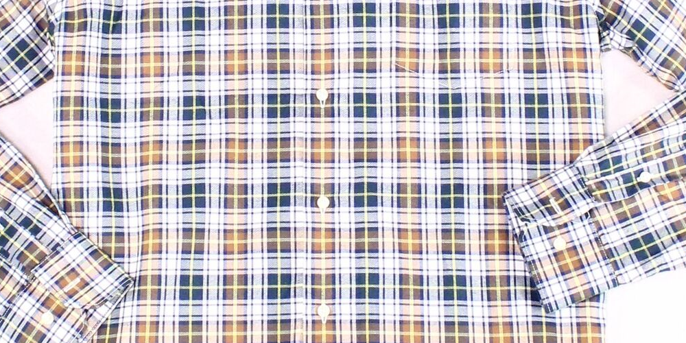 Camisa xadrez masculina Barbour Lund Thermo-tech Lund marrom tamanho XXL