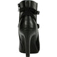 Botas casuais femininas RIALTO Caleigh Bootie pretas tamanho 8,5 M