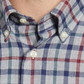 Camisa casual masculina BARBOUR Windowpane xadrez manga comprida ajuste clássico botões azul vários tamanhos GG