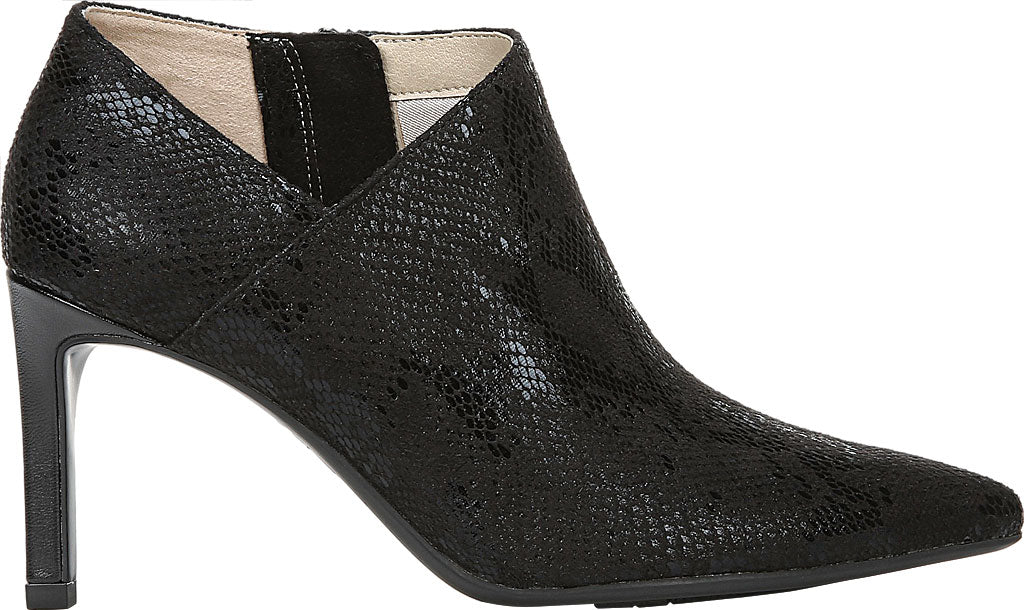Bota feminina Life Stride Nicolette bico fino preta tamanho 6,5
