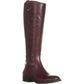 Botas de montaria femininas Fawne Leather da INC International Concepts, vermelhas, tamanho 6 M