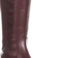 Botas de montaria femininas Fawne Leather da INC International Concepts, vermelhas, tamanho 6 M