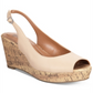 Sandálias femininas estilo &amp; co Sondire Peep Toe casuais com tiras cruzadas, tamanho marrom -10,5 M