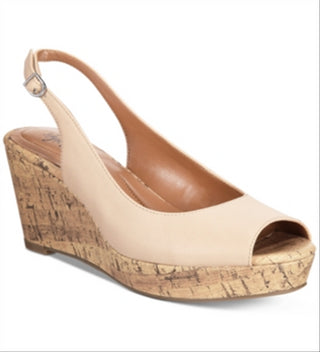 Sandálias femininas estilo &amp; co Sondire Peep Toe casuais com tiras cruzadas, tamanho marrom -10,5 M