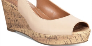 Sandálias femininas estilo &amp; co Sondire Peep Toe casuais com tiras cruzadas, tamanho marrom -10,5 M