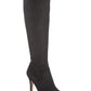 INC International Concepts Sapatos Femininos Taisa Almond Toe Knee Preto Tamanho 9 M